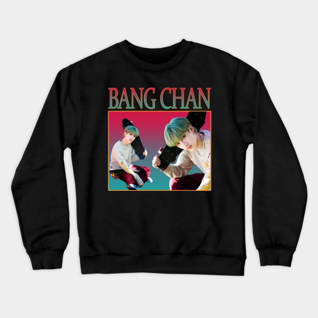 Stray Kids - Bang Chan retro style Crewneck Sweatshirt by chidees